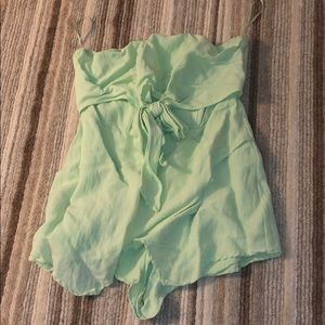 Green Cotton Candy LA romper